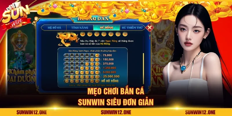 Mẹo chơi bắn cá Sunwin siêu đơn giản